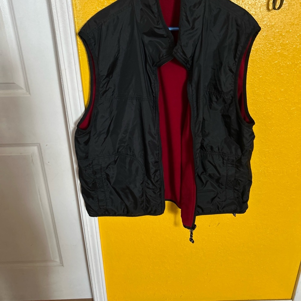 Trader Bay Black and Red Women's Vest